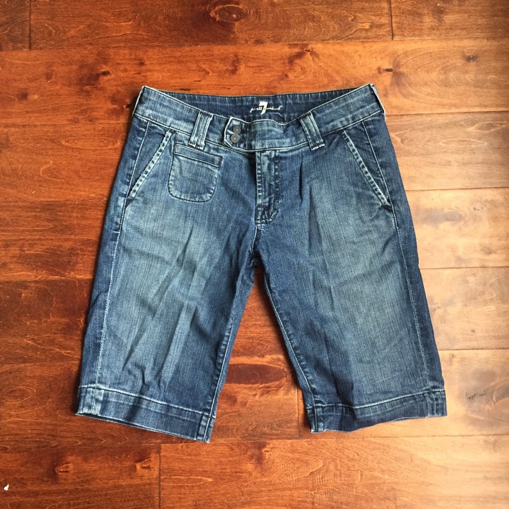 7 For All Mankind Denim Shorts